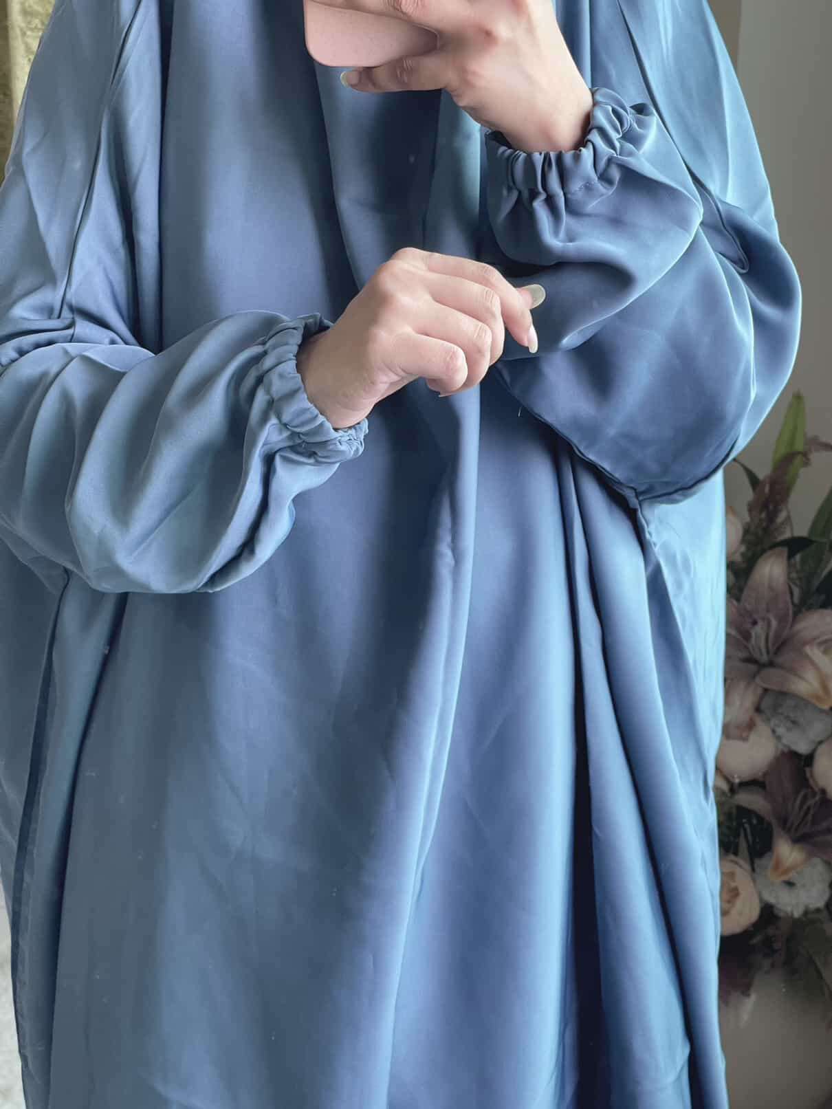 3 Piece Jilbab - Baby Blue Attires For Muslimah