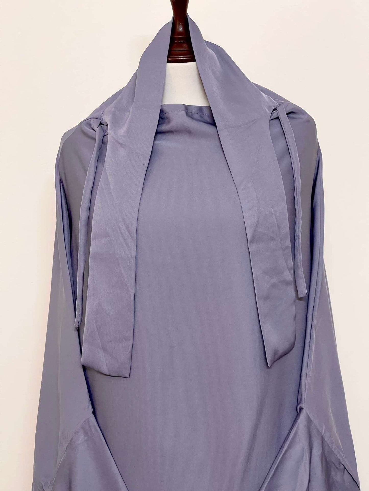 3 Piece Jilbab - Grey Attires For Muslimah