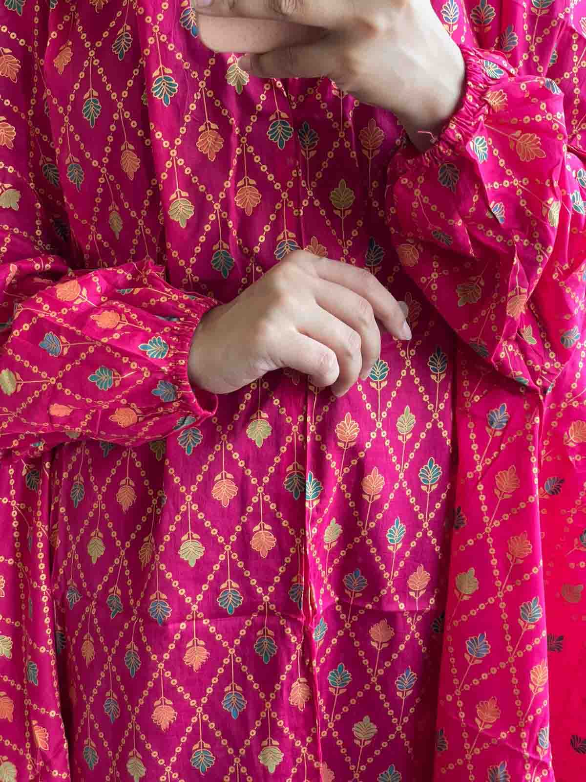 Full Coverage Namaz Chadar with Sleeves + Niqab (Pure Lawn)