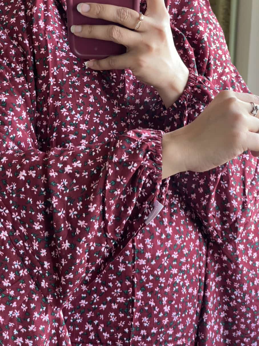 Full Coverage Namaz chadar with sleeves + Niqab (Linen)