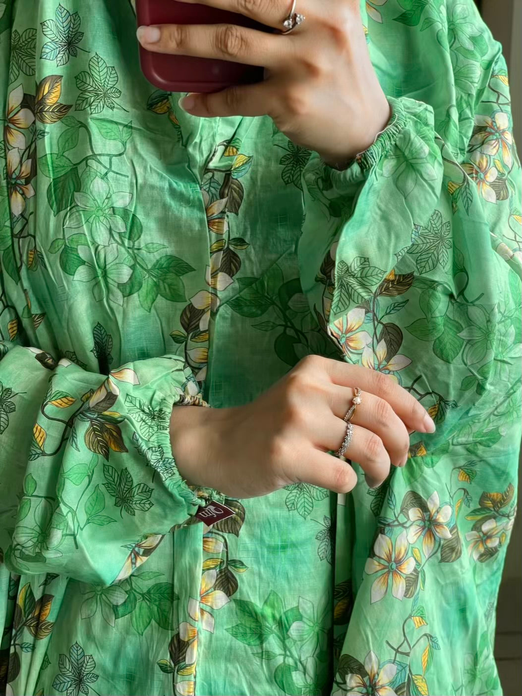 Full Coverage Namaz Chadar with Sleeves + Niqab (Pure Lawn)