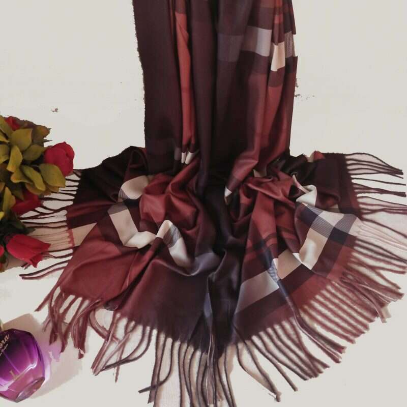 Burberry Woolen Hijabs Attires For Muslimah