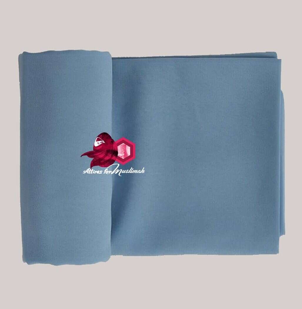 Chiffon Georgette - Baby Blue Attires For Muslimah