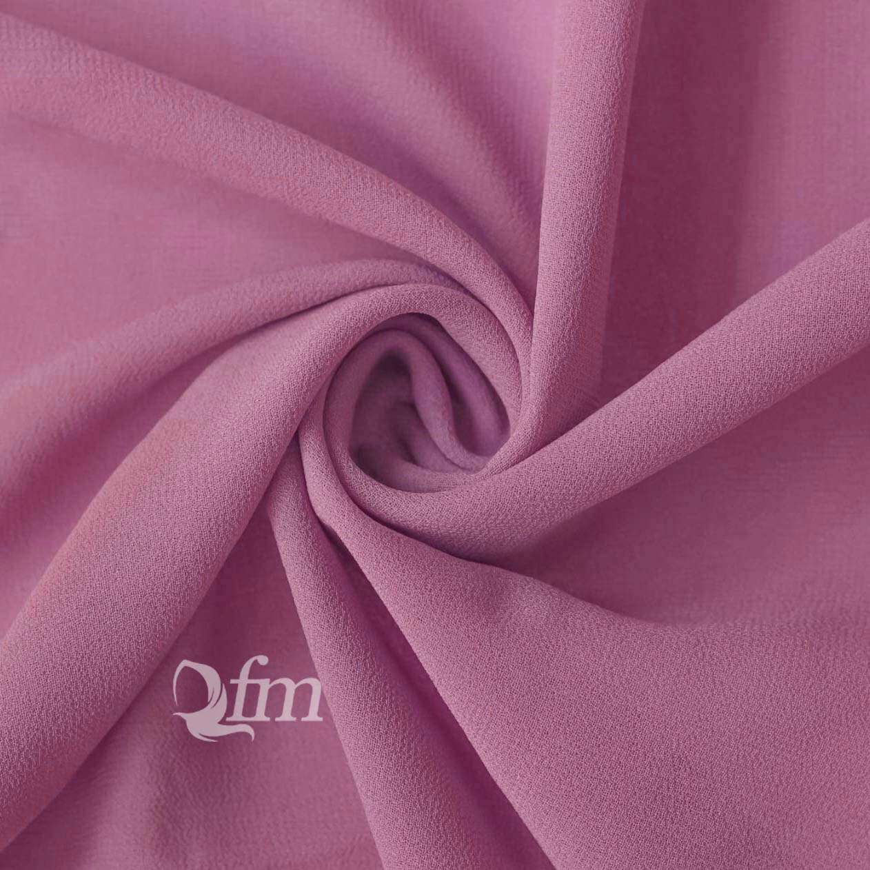 Chiffon Georgette - Bubblegum Pink Attires For Muslimah