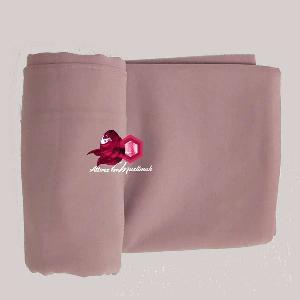 Chiffon Georgette - Dusty Rose Attires For Muslimah