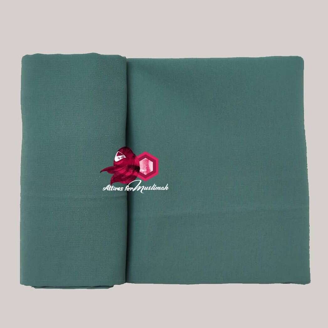 Chiffon Georgette - Light Teal Attires For Muslimah