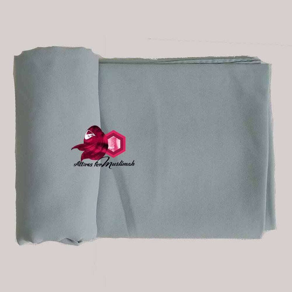 Chiffon Georgette - Pale Pista Attires For Muslimah
