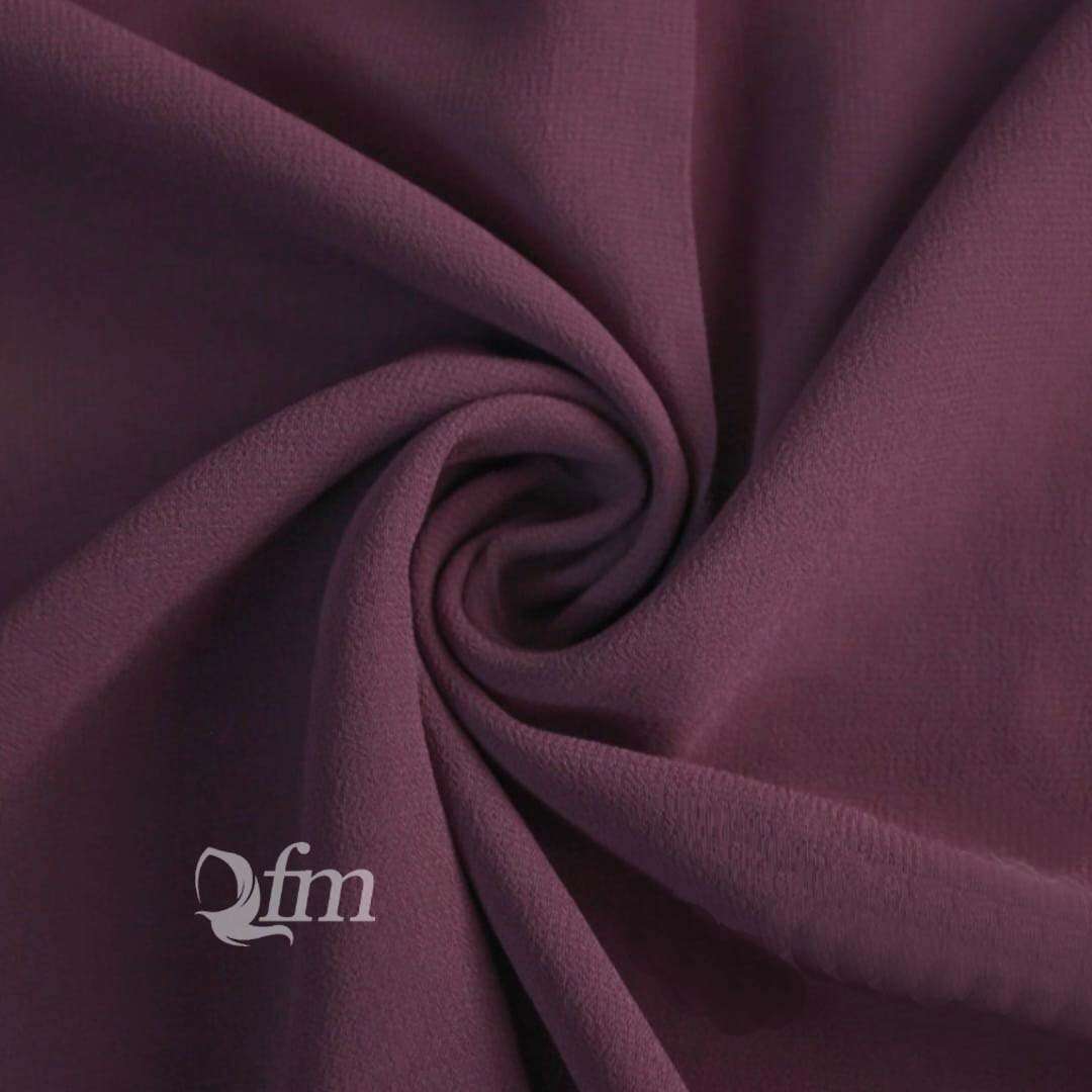 Chiffon Georgette - Rust Purple Attires For Muslimah