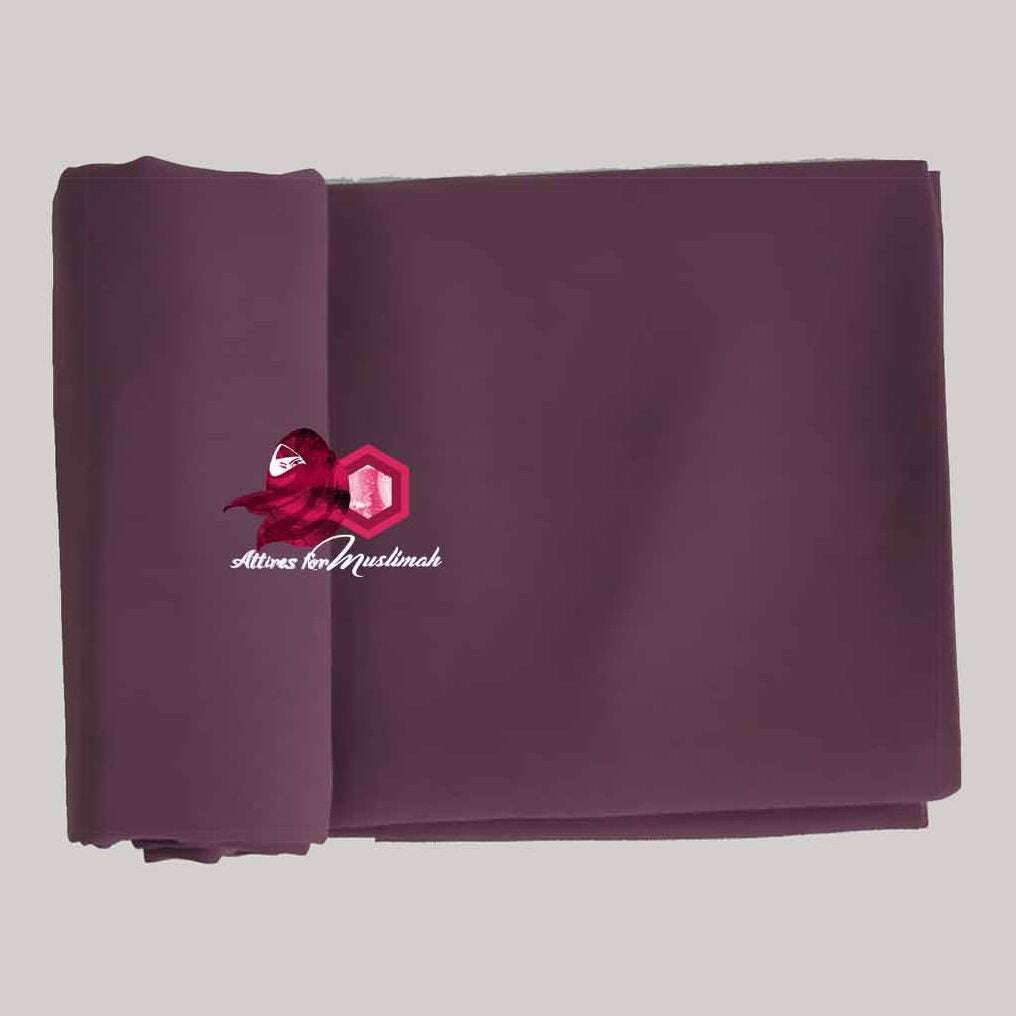 Chiffon Georgette - Rust Purple Attires For Muslimah