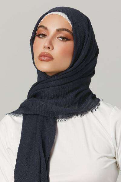Crimps Viscose - Dark Grey Attires For Muslimah