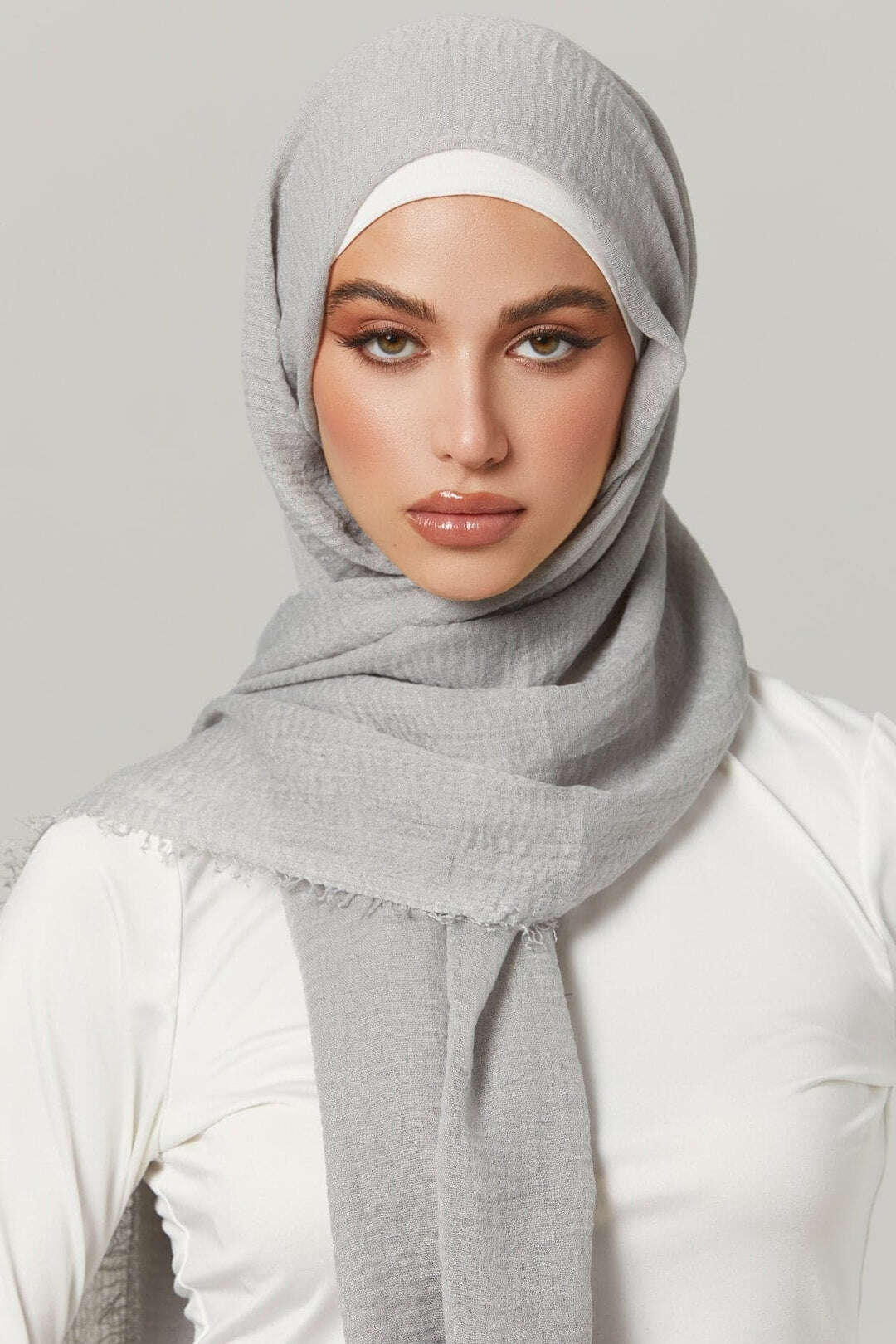 Crimps Viscose - Silver Attires For Muslimah