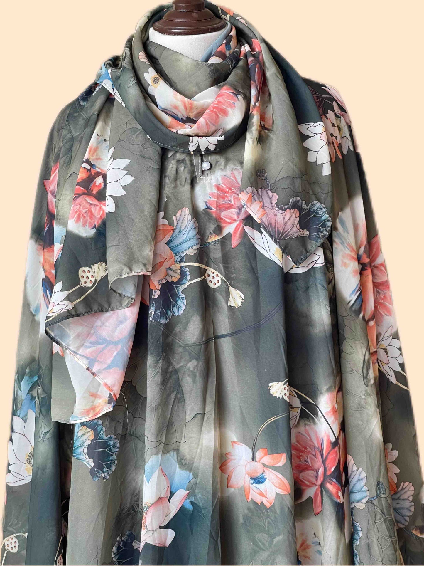 Flary Kaftan Abaya Attires For Muslimah