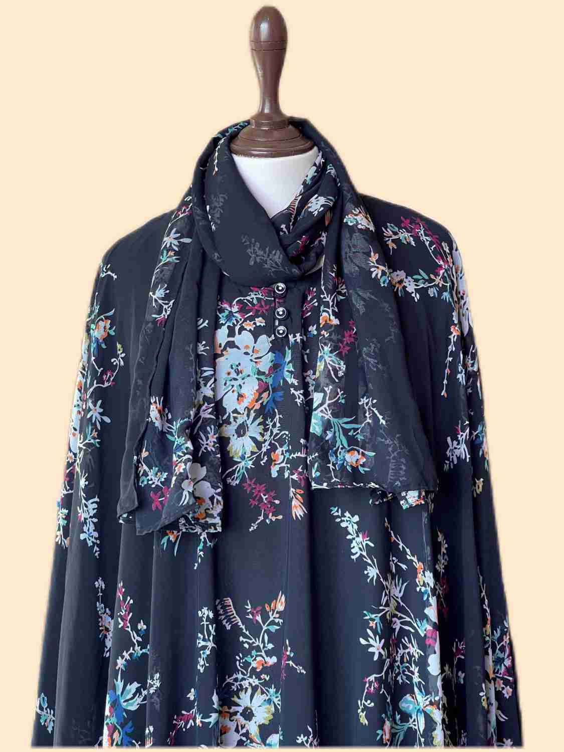Flary Kaftan Abaya Attires For Muslimah