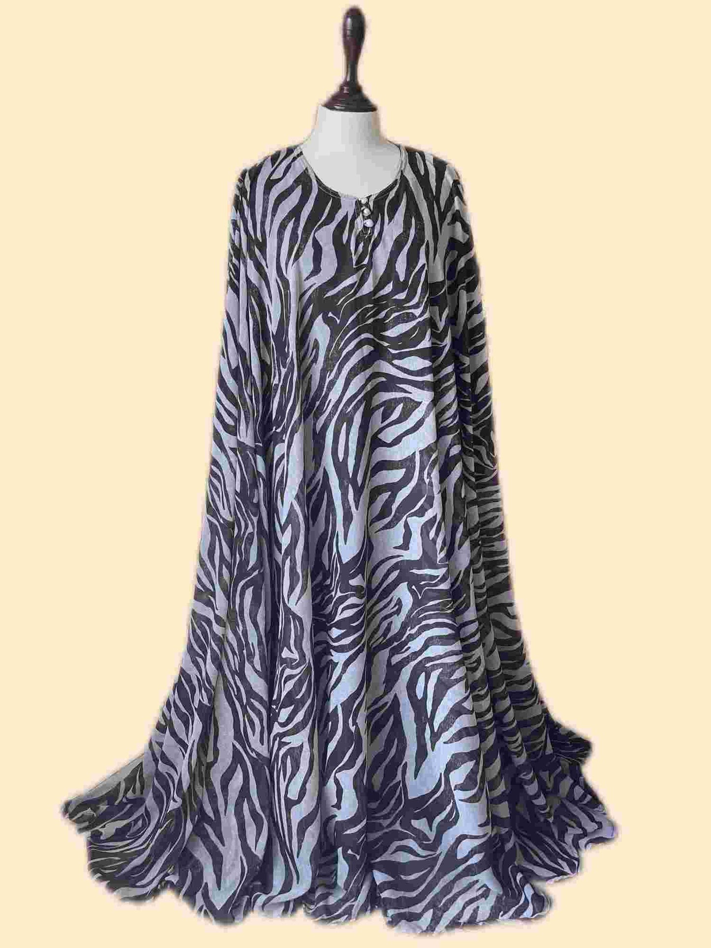 Flary Kaftan Abaya Attires For Muslimah
