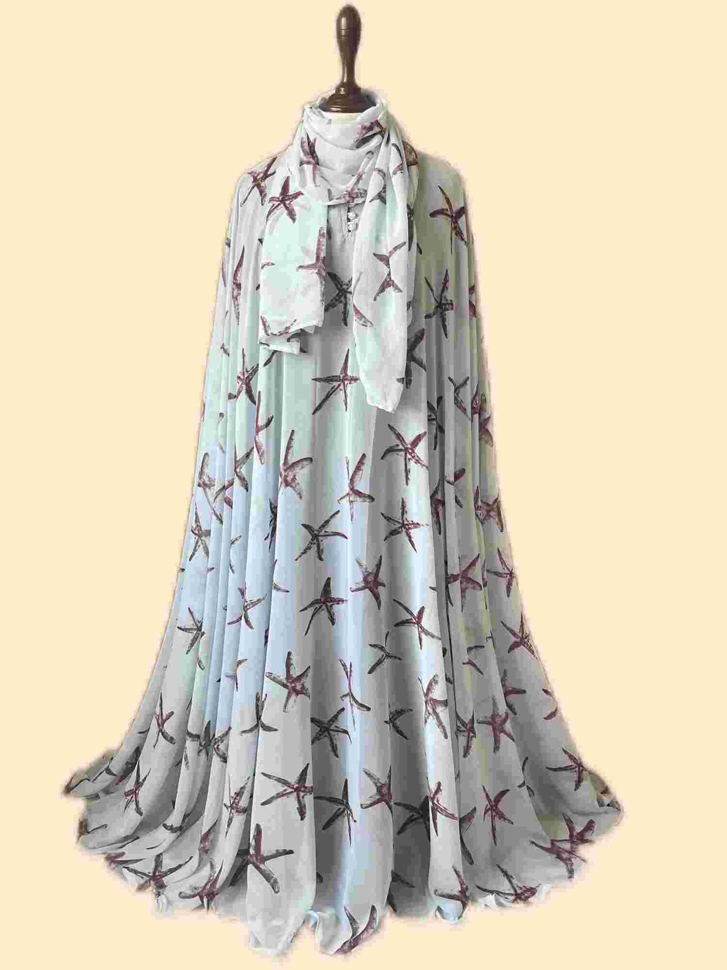 Flary Kaftan Abaya Attires For Muslimah