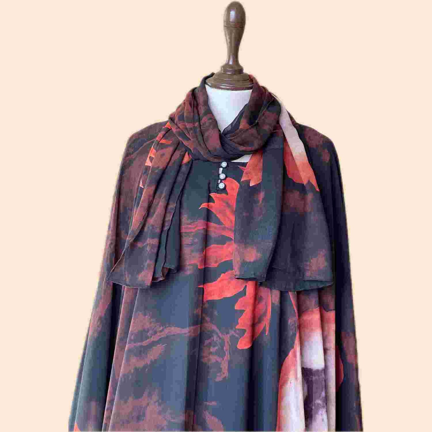 Flary Kaftan Abaya Attires For Muslimah