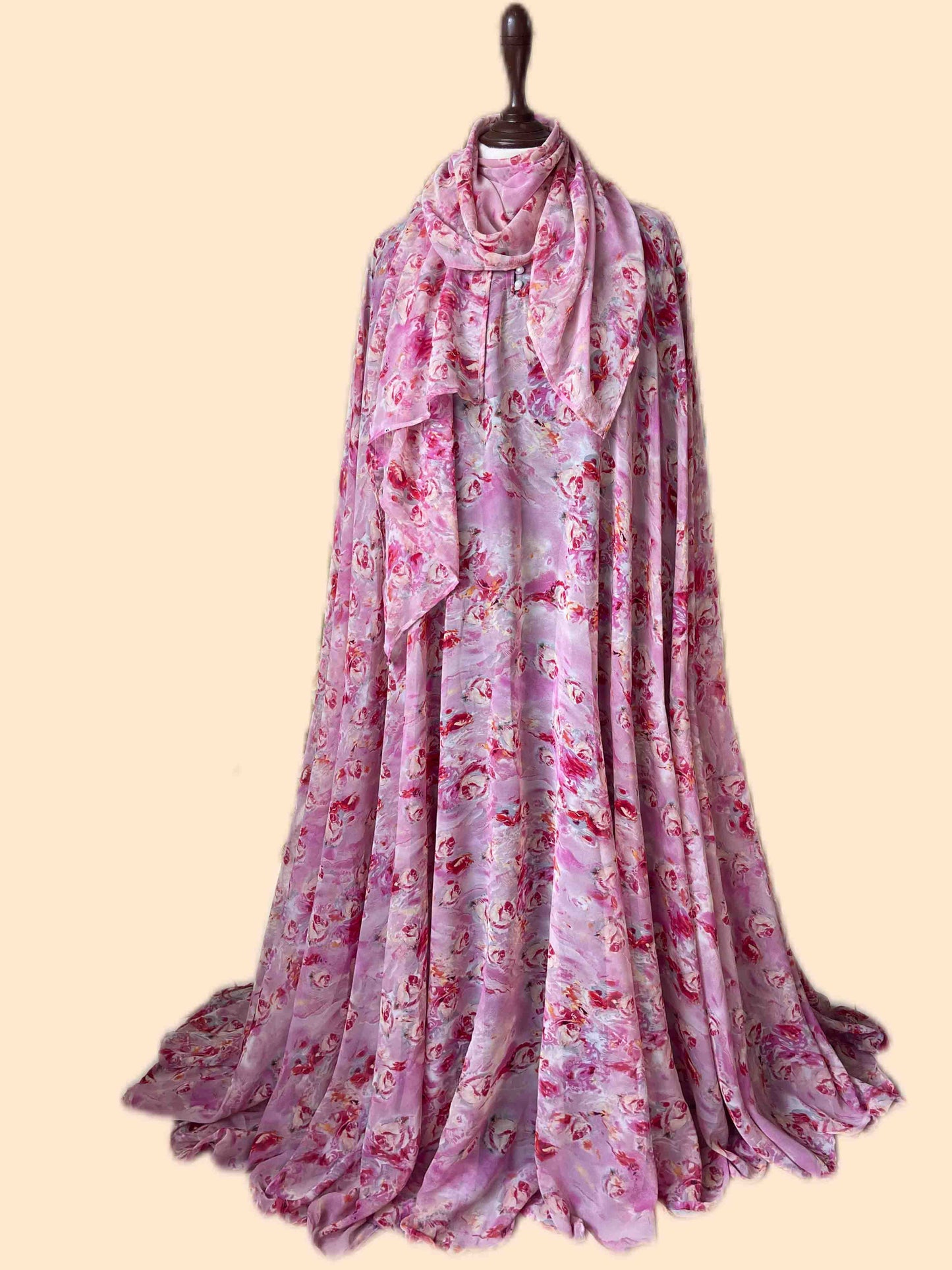 Flary Kaftan Abaya Attires For Muslimah