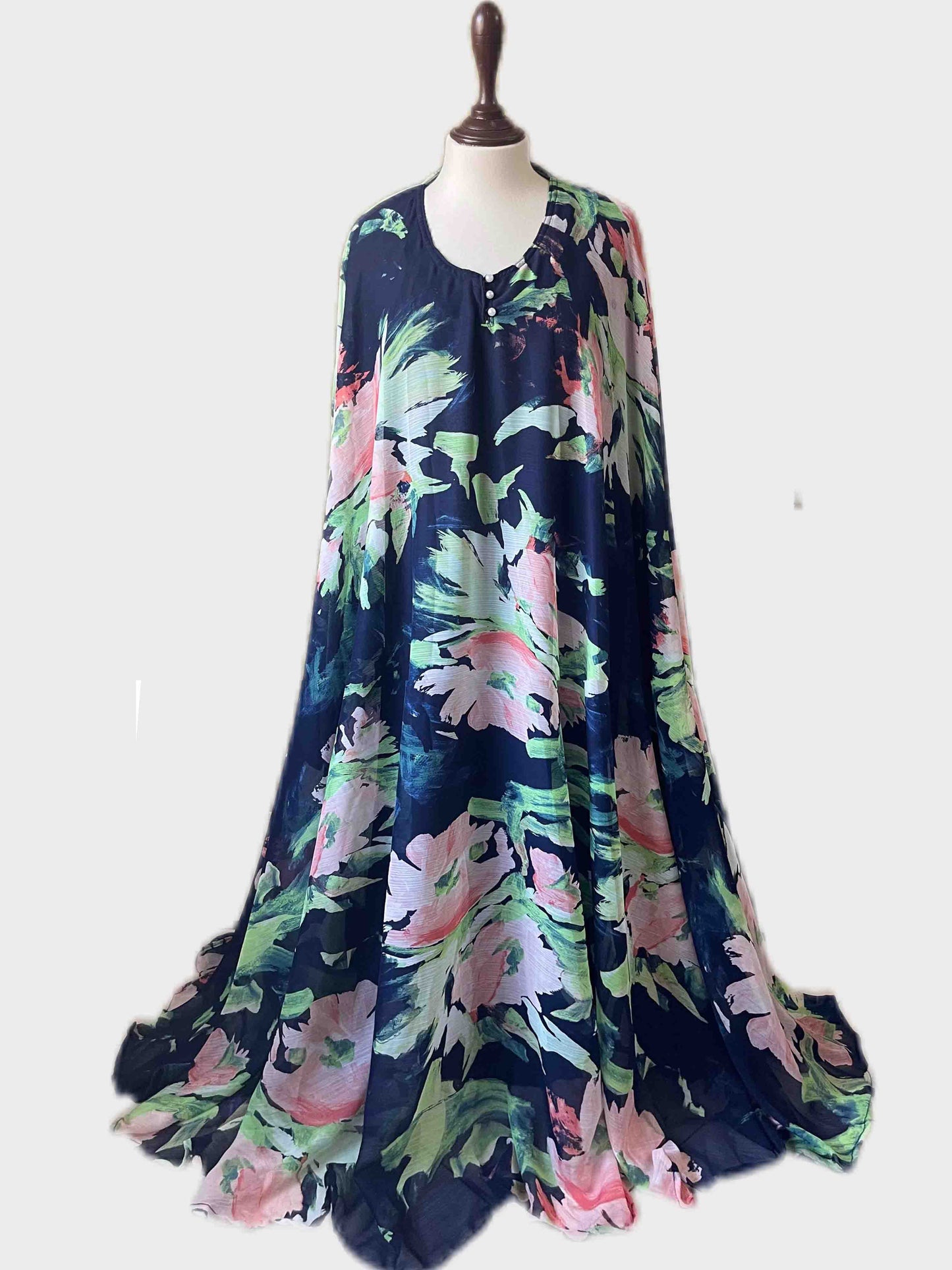 Flary Kaftan Abaya Attires For Muslimah