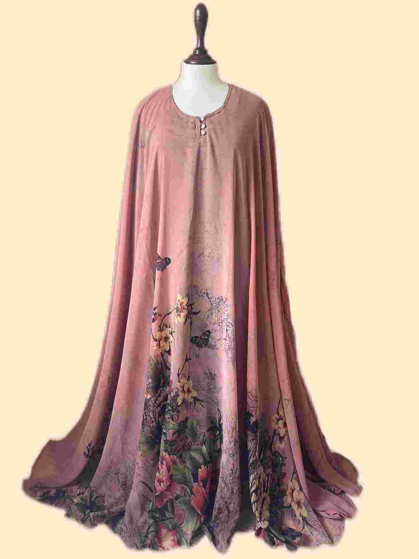 Flary Kaftan Abaya Attires For Muslimah
