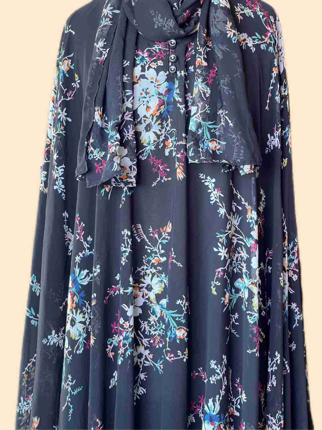Flary Kaftan Abaya Attires For Muslimah