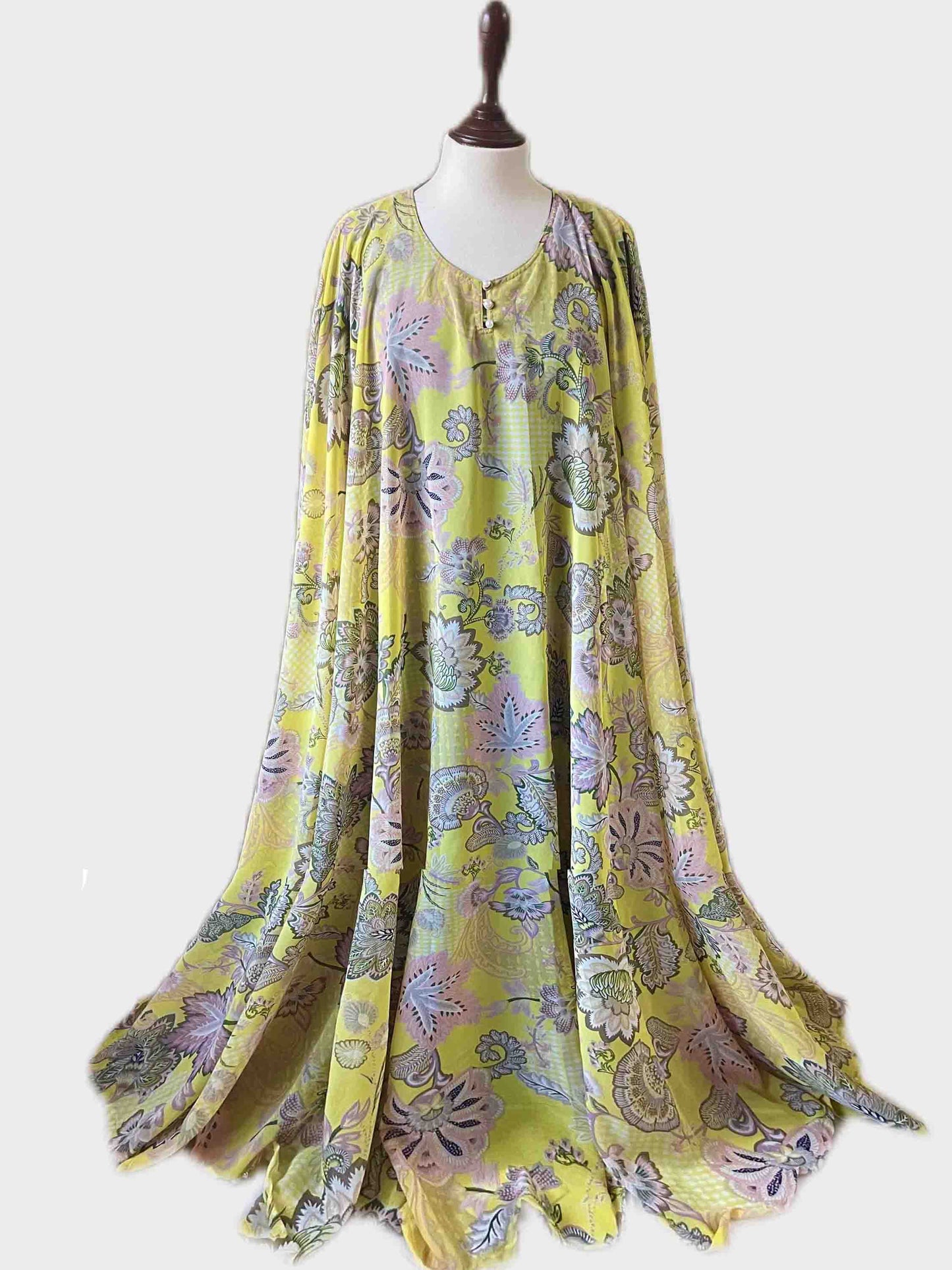 Flary Kaftan Abaya Attires For Muslimah