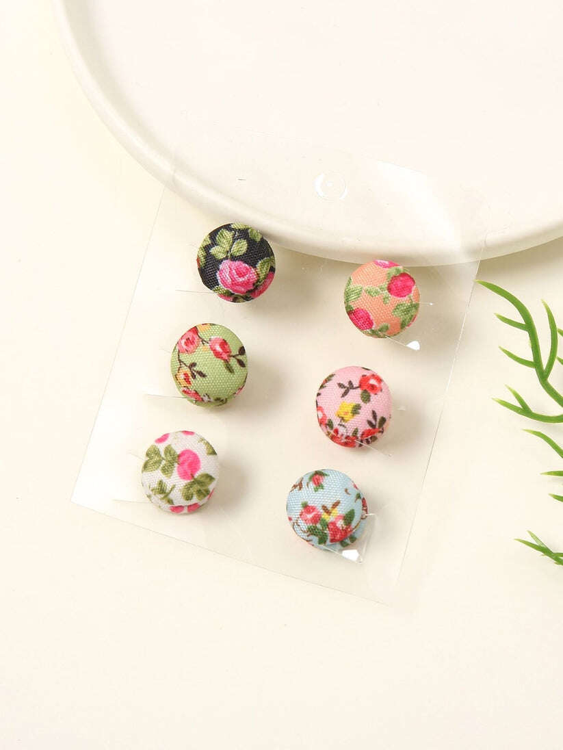 Floral Magnet Pins (1pc) Attires For Muslimah