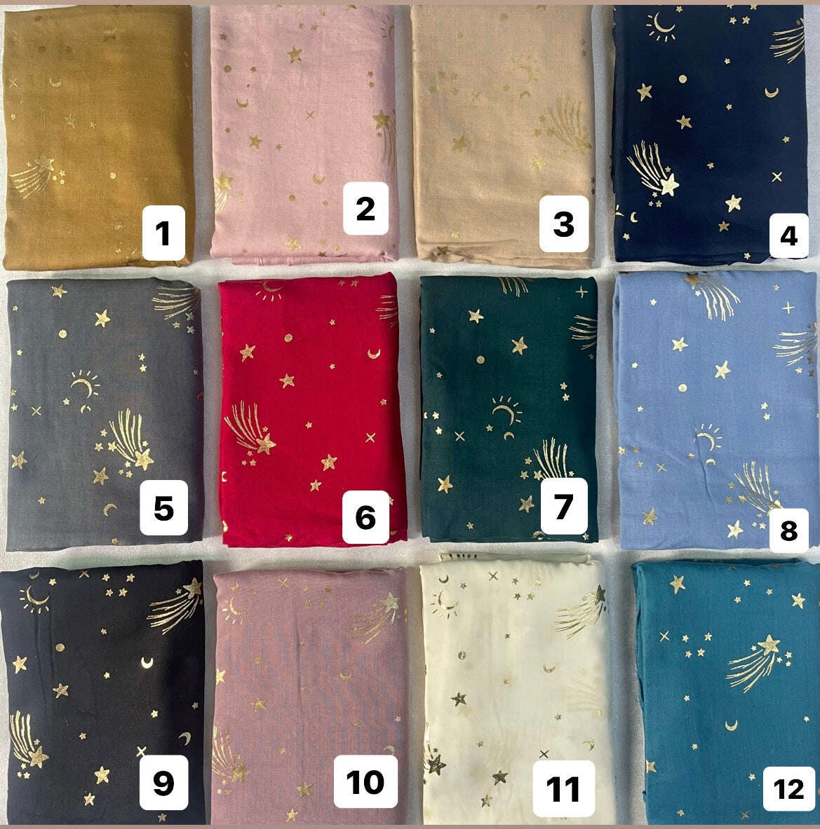 Foil Hijabs Attires For Muslimah