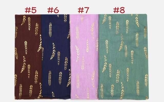 Foil Hijabs Attires For Muslimah
