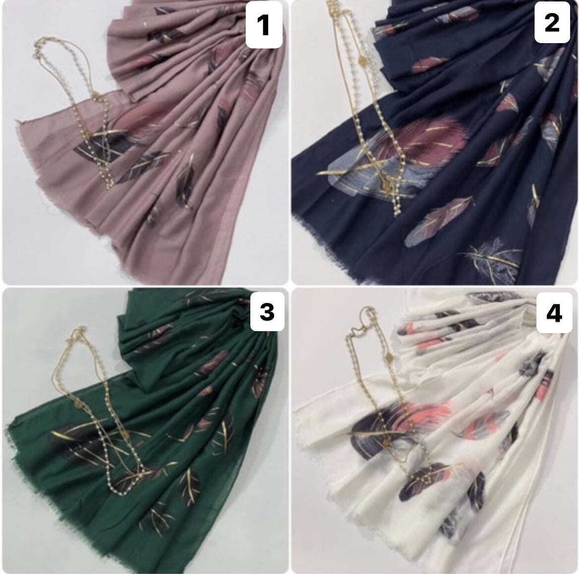Foil lawn hijab Attires For Muslimah
