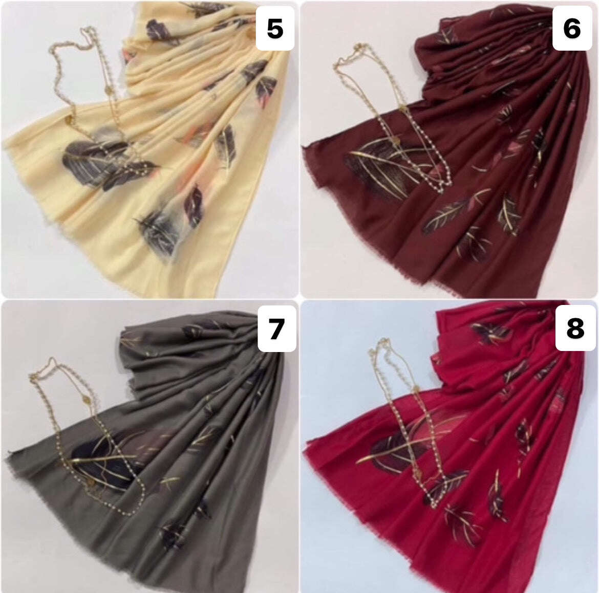 Foil lawn hijab Attires For Muslimah
