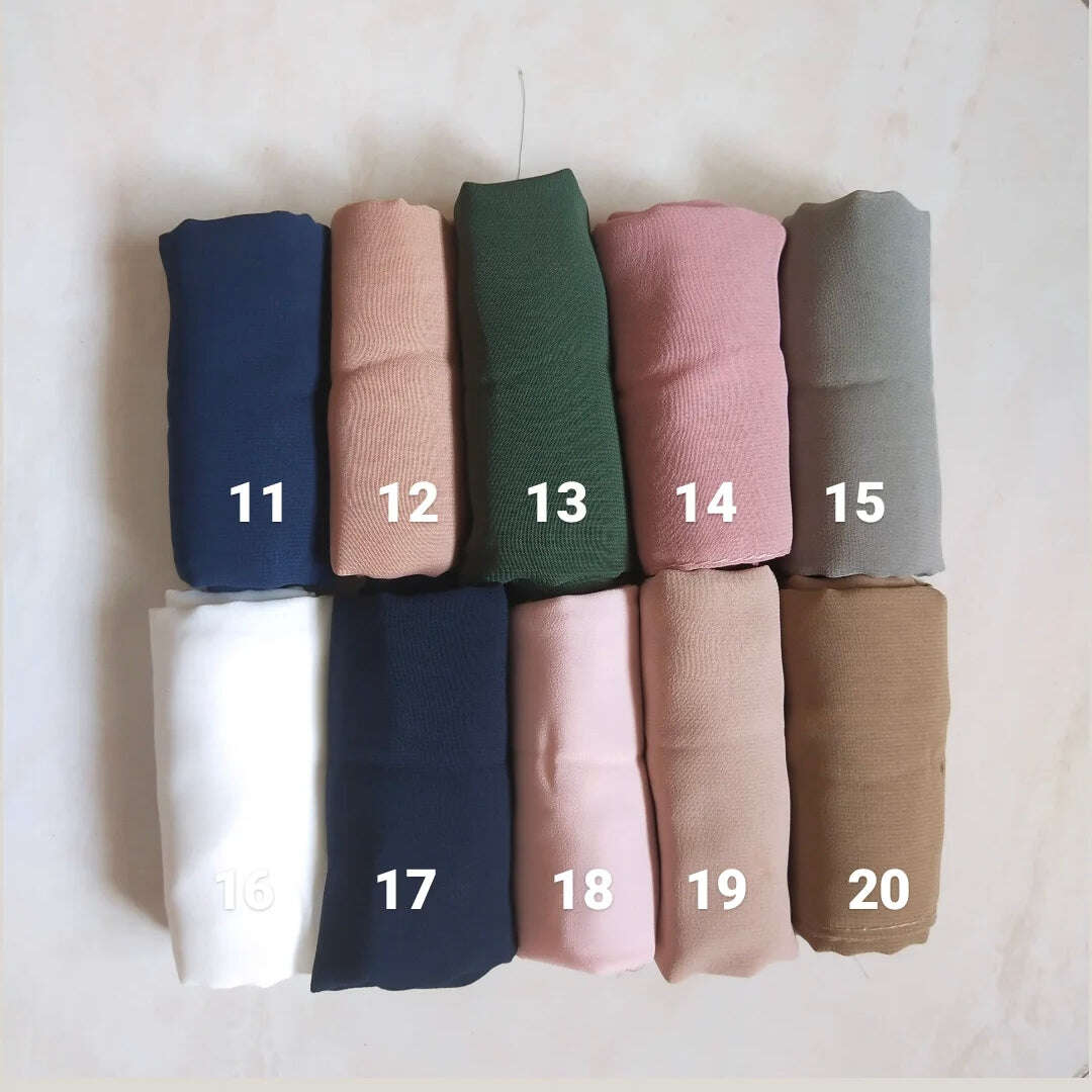 Half Niqab (Elastic Band) Attires For Muslimah