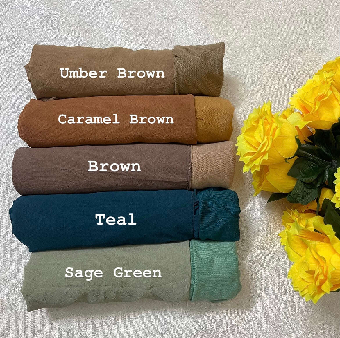 Instant 2 in 1 Hijab with Cap Attires For Muslimah