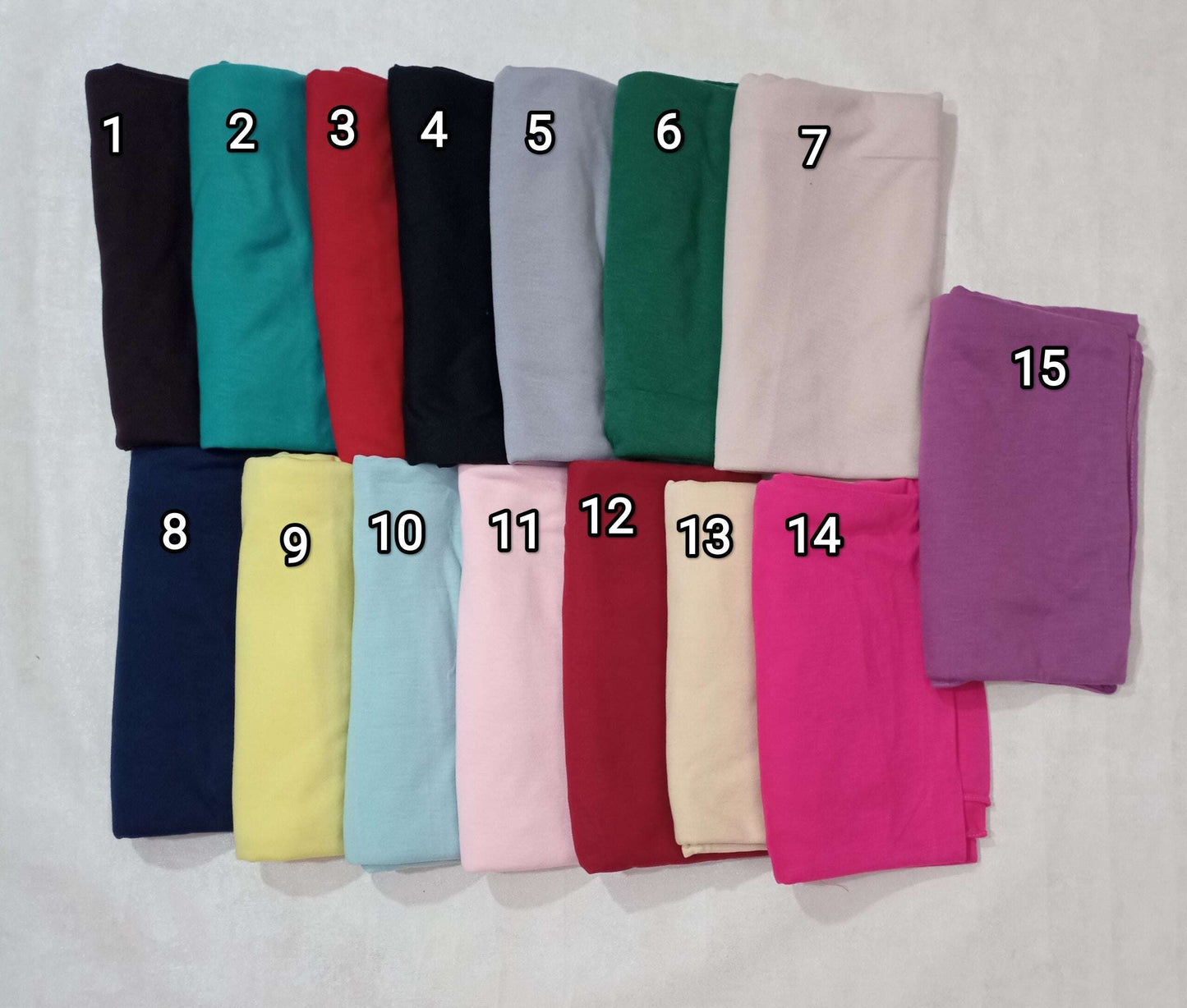 Jersey Viscose Hijab Attires For Muslimah
