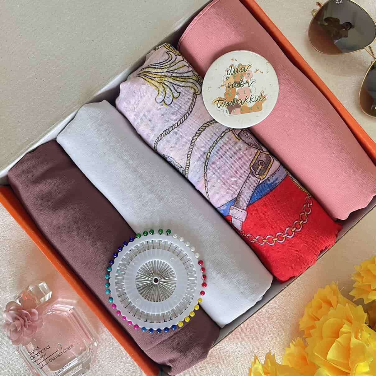 Peach Blossom Attires For Muslimah
