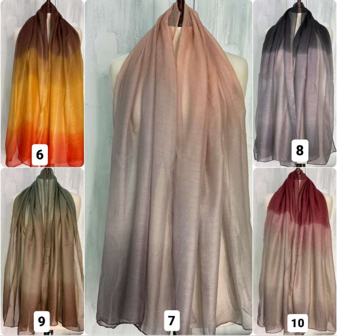 Printed lawn hijab Attires For Muslimah