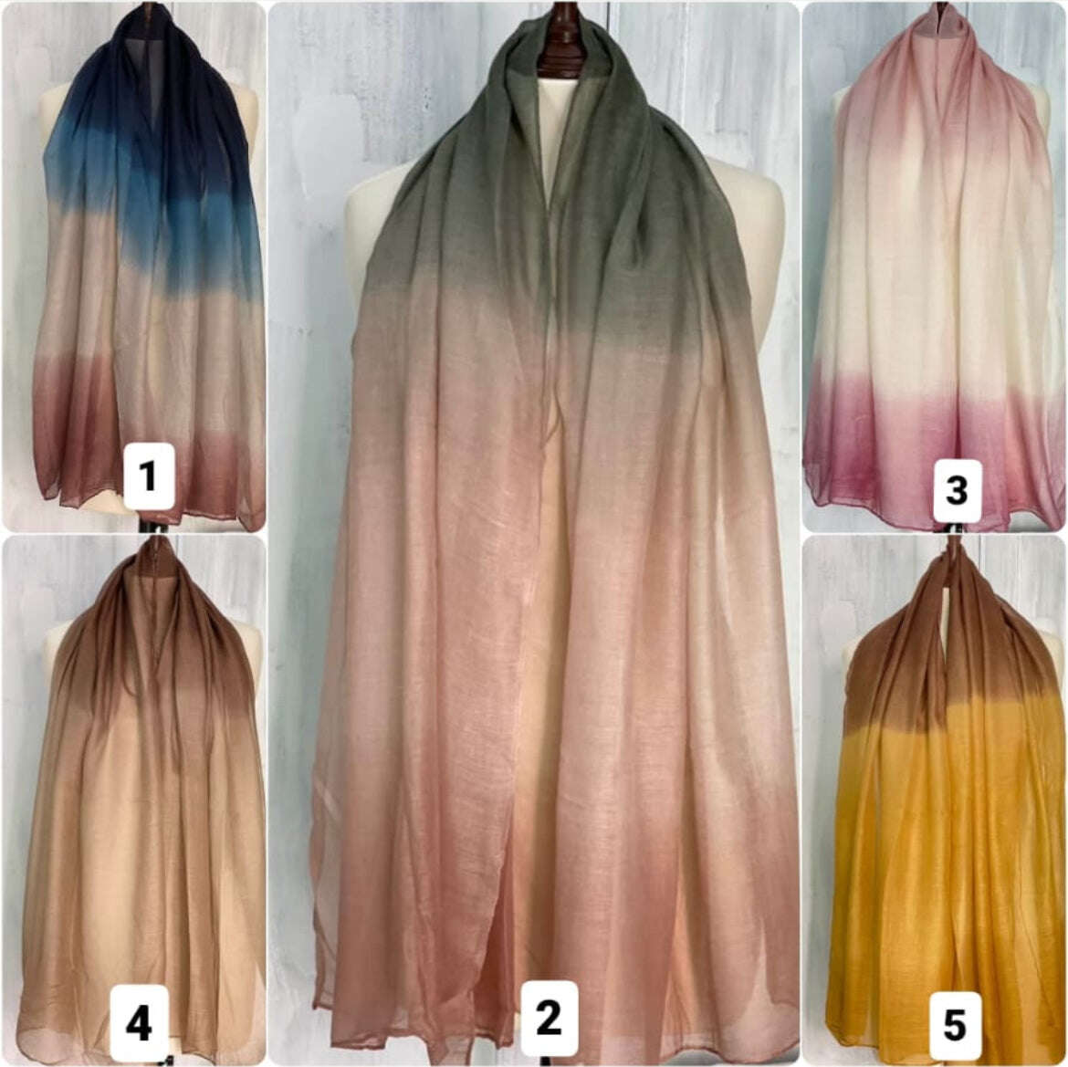 Printed lawn hijab Attires For Muslimah