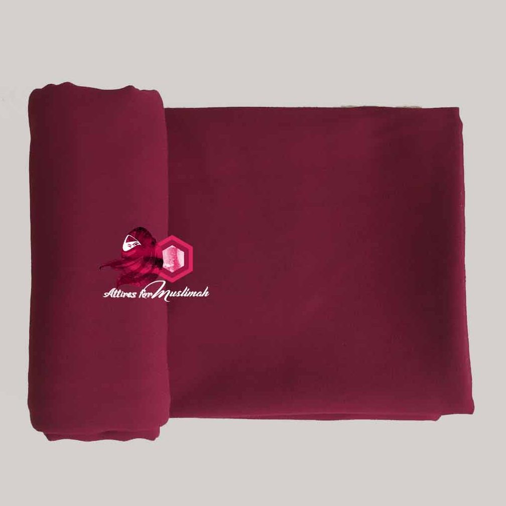 Chiffon Georgette - Wine Red