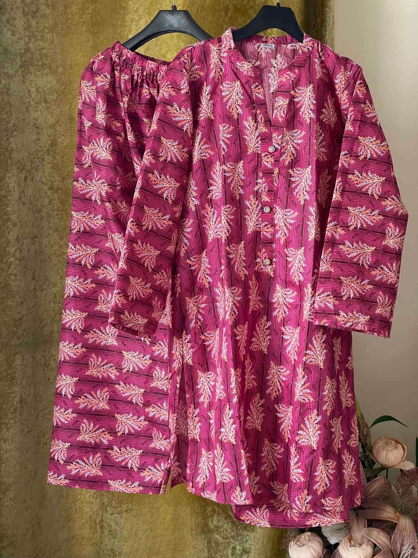 2 Piece Cotton Co Ord Attires For Muslimah