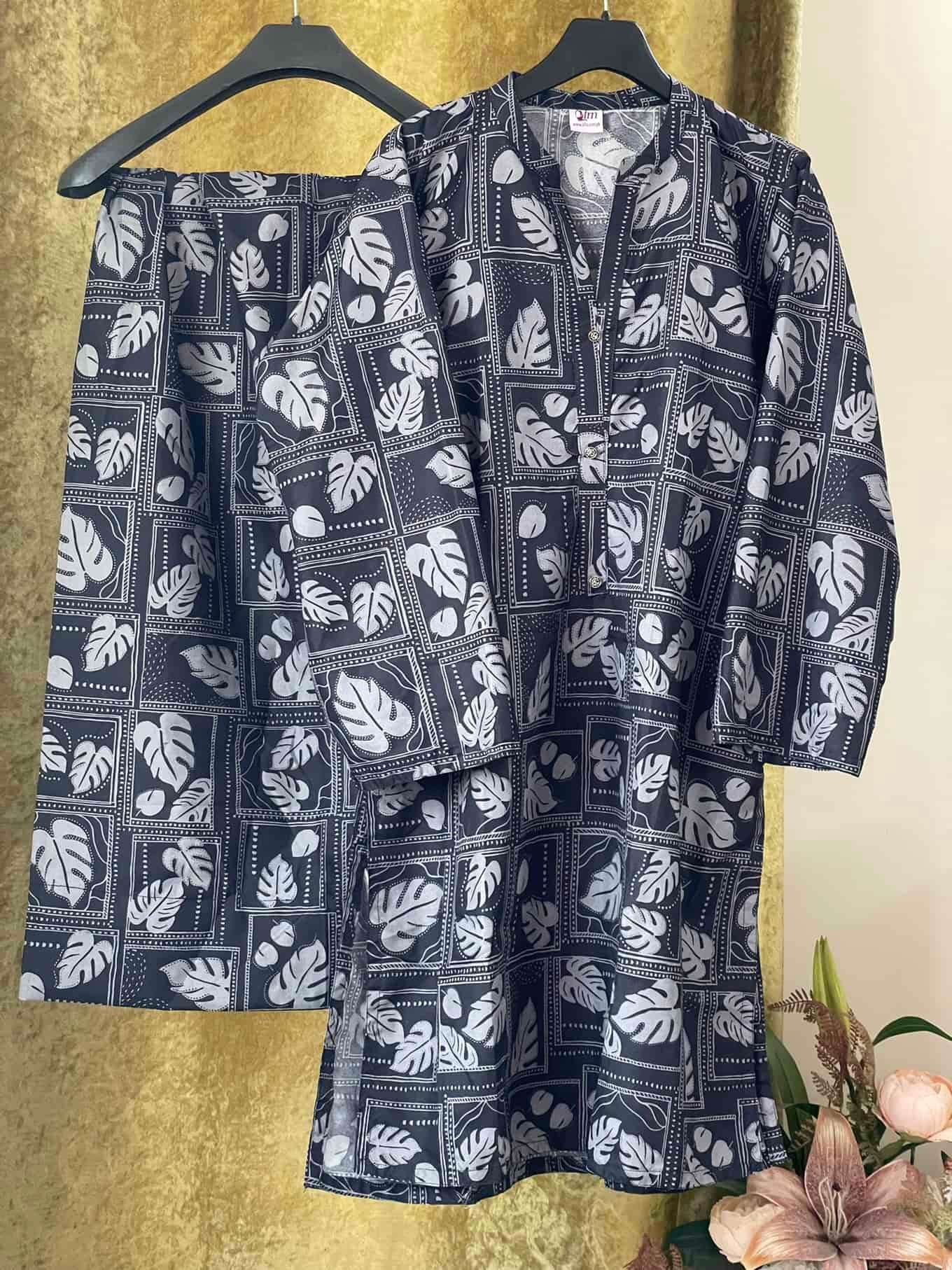 2 Piece Cotton Co Ord Attires For Muslimah