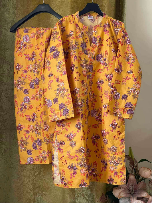 2 Piece Cotton Co Ord Attires For Muslimah