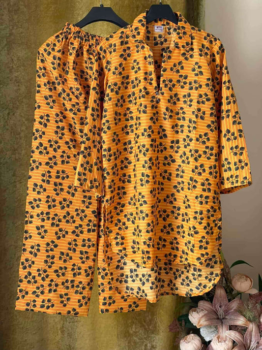 2 Piece Cotton Co Ord Attires For Muslimah