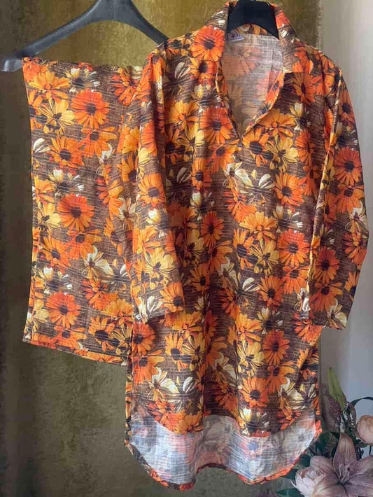 2 Piece Khaddar Co Ord Attires For Muslimah