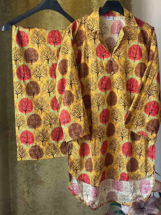 2 Piece Khaddar Co Ord Attires For Muslimah