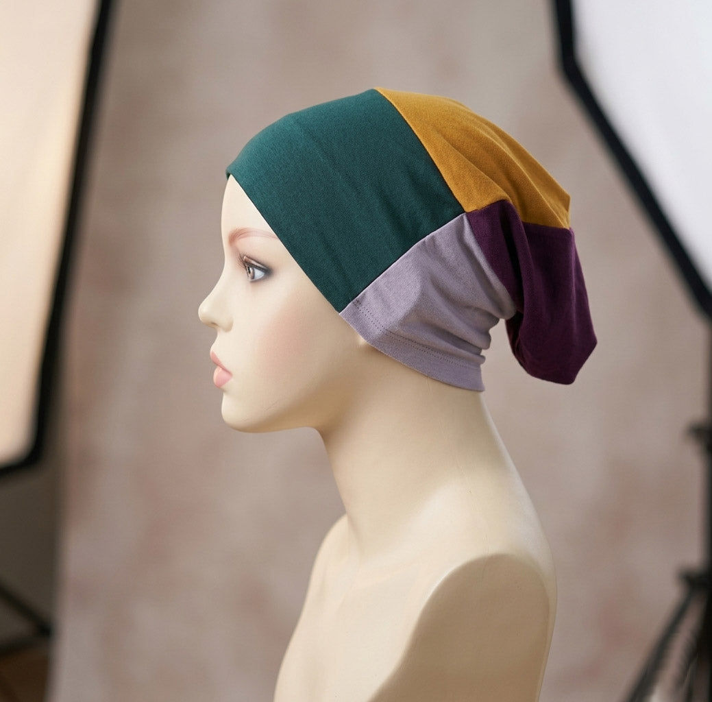 4 in 1 Hijab caps Attires For Muslimah