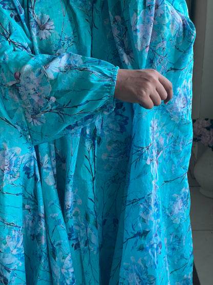 Full Coverage Namaz Chadar with Sleeves + Niqab (Pure Lawn)