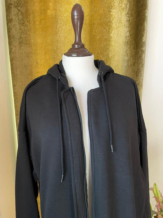 Hoodie Abaya (Black)