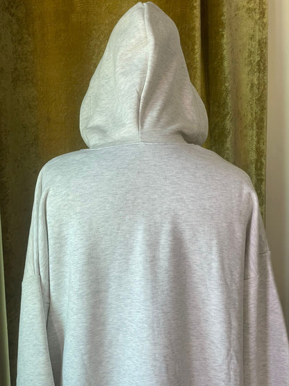 Hoodie Abaya (White)