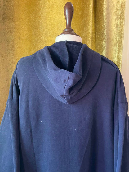 Hoodie Abaya (Navy Blue)