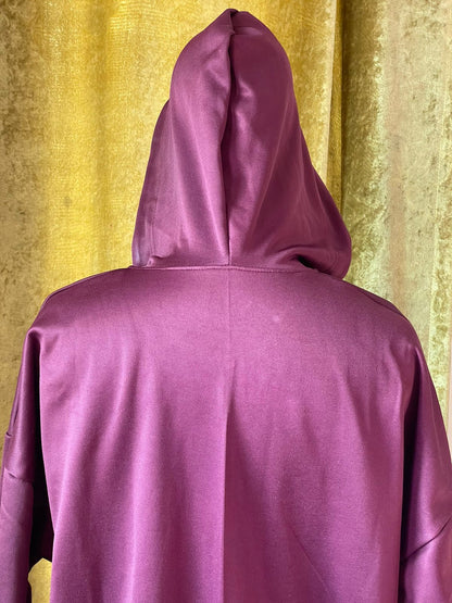 Hoodie Abaya (Maroon)