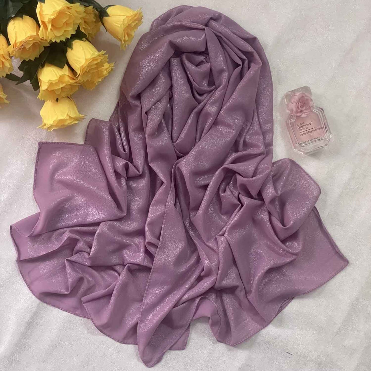 Shimmer chiffon hijab